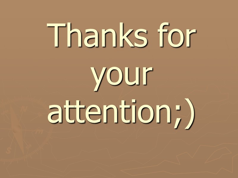 Thanks for your attention;)